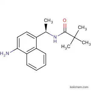 Molecular Structure of 138590-32-6 (Propanamide, N-[1-(4-amino-1-naphthalenyl)ethyl]-2,2-dimethyl-, (R)-)