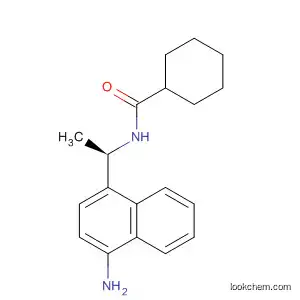 Molecular Structure of 138590-33-7 (Cyclohexanecarboxamide, N-[1-(4-amino-1-naphthalenyl)ethyl]-, (R)-)