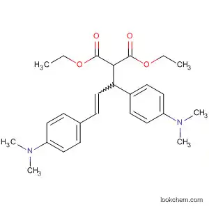 Molecular Structure of 138590-82-6 (Propanedioic acid, [1,3-bis[4-(dimethylamino)phenyl]-2-propenyl]-,
diethyl ester)