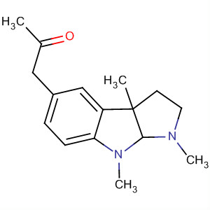 2-Propanone, 1-(1,2,3,3a,8,8a-hexahydro-1,3a,8-trimethylpyrrolo[2,3-b]indol-5-yl)-