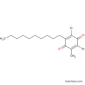 Molecular Structure of 138592-59-3 (2,5-Cyclohexadiene-1,4-dione, 2,6-dibromo-3-decyl-5-methyl-)