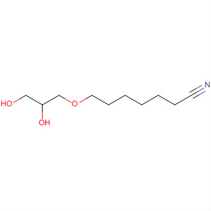Molecular Structure of 138594-19-1 (Heptanenitrile, 7-(2,3-dihydroxypropoxy)-)