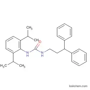 Molecular Structure of 138656-84-5 (Urea, N-[2,6-bis(1-methylethyl)phenyl]-N'-(3,3-diphenylpropyl)-)