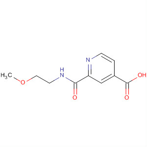 Molecular Structure of 138769-61-6 (4-Pyridinecarboxylic acid, 2-[[(2-methoxyethyl)amino]carbonyl]-)