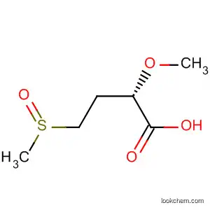 Molecular Structure of 138849-21-5 (Butanoic acid, 2-methoxy-4-(methylsulfinyl)-, (2S)-)