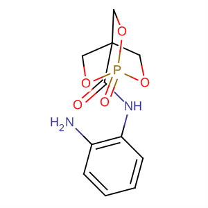 Molecular Structure of 138908-68-6 (2,6,7-Trioxa-1-phosphabicyclo[2.2.2]octane-4-carboxamide,
N-(2-aminophenyl)-, 1-oxide)
