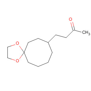Molecular Structure of 138911-85-0 (2-Butanone, 4-(1,4-dioxaspiro[4.7]dodec-8-yl)-)