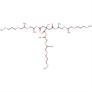 Molecular Structure of 138919-41-2 (1,2,3-Propanetricarboxylic acid, 2-hydroxy-,
tris[methyl-2-[methyl-2-(2-methoxymethylethoxy)ethoxy]ethyl] ester)