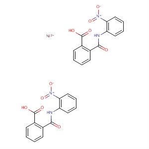 Molecular Structure of 138920-69-1 (Benzoic acid, 2-[[(2-nitrophenyl)amino]carbonyl]-, nickel(2+) salt (2:1))