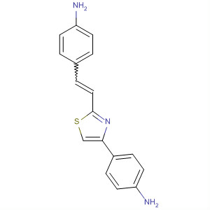 Molecular Structure of 138954-51-5 (Benzenamine, 4-[2-[2-(4-aminophenyl)ethenyl]-4-thiazolyl]-)
