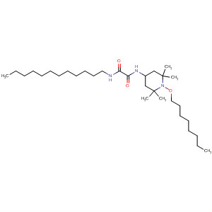 Molecular Structure of 138968-35-1 (Ethanediamide,
N-dodecyl-N'-[2,2,6,6-tetramethyl-1-(octyloxy)-4-piperidinyl]-)