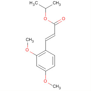 Molecular Structure of 140111-45-1 (2-Propenoic acid, 3-(2,4-dimethoxyphenyl)-, 1-methylethyl ester, (E)-)