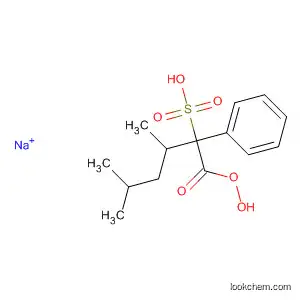 Molecular Structure of 140168-89-4 (Benzenehexaneperoxoic acid, 3,5-dimethyl-2-sulfo-, monosodium salt)
