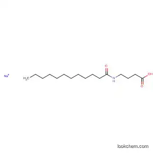 Molecular Structure of 140863-40-7 (Butanoic acid, 4-[(1-oxododecyl)amino]-, monosodium salt)