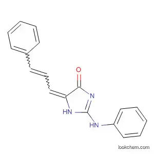 Molecular Structure of 141177-27-7 (4H-Imidazol-4-one,
1,5-dihydro-2-(phenylamino)-5-(3-phenyl-2-propenylidene)-)