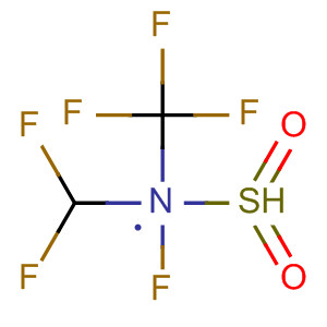 Molecular Structure of 141577-87-9 (Sulfamoyl fluoride, (difluoromethyl)(trifluoromethyl)-)