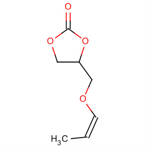 Molecular Structure of 141578-05-4 (1,3-Dioxolan-2-one, 4-[(1-propenyloxy)methyl]-, (Z)-)