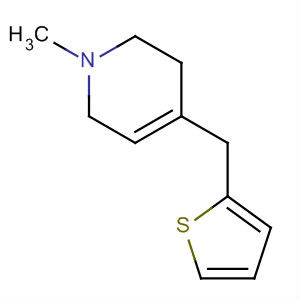 Molecular Structure of 141685-93-0 (Pyridine, 1,2,3,6-tetrahydro-1-methyl-4-(2-thienylmethyl)-)