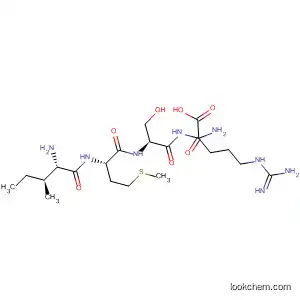 Molecular Structure of 141890-58-6 (L-Argininamide, L-isoleucyl-L-methionyl-L-seryl-)