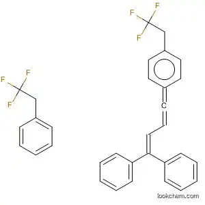 Molecular Structure of 141896-62-0 (Benzene,
1,1'-(4,4-diphenyl-1,3-butadienylidene)bis[4-(2,2,2-trifluoroethyl)-)
