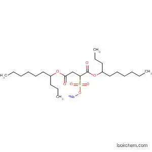 Molecular Structure of 142063-57-8 (Butanedioic acid, sulfo-, bis(1-propylheptyl) ester, sodium salt)