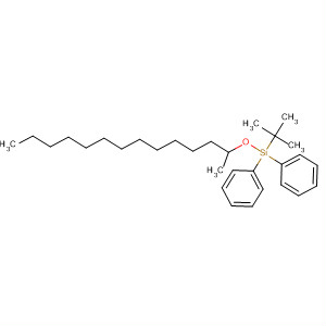 Molecular Structure of 142247-10-7 (Silane, (1,1-dimethylethyl)[(1-methyltridecyl)oxy]diphenyl-)