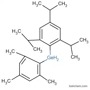 Molecular Structure of 142573-04-4 (Germane, (2,4,6-trimethylphenyl)[2,4,6-tris(1-methylethyl)phenyl]-)