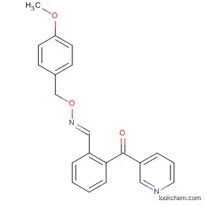 Molecular Structure of 142670-72-2 (Methanone, phenyl-3-pyridinyl-, O-[(4-methoxyphenyl)methyl]oxime)