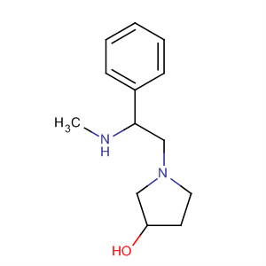 Molecular Structure of 142773-89-5 (3-Pyrrolidinol, 1-[2-(methylamino)-2-phenylethyl]-)