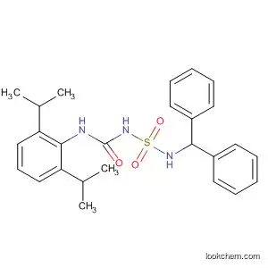 Molecular Structure of 142777-28-4 (Urea,
N-[2,6-bis(1-methylethyl)phenyl]-N'-[[(diphenylmethyl)amino]sulfonyl]-)