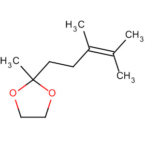 Molecular Structure of 142787-67-5 (1,3-Dioxolane, 2-(3,4-dimethyl-3-pentenyl)-2-methyl-)