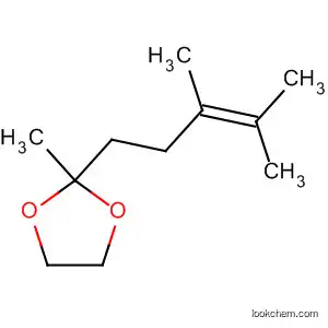 Molecular Structure of 142787-67-5 (1,3-Dioxolane, 2-(3,4-dimethyl-3-pentenyl)-2-methyl-)