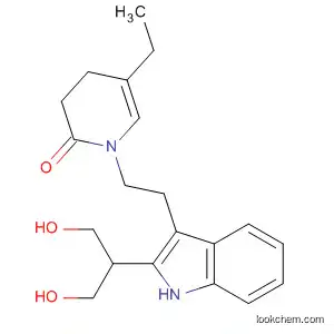 Molecular Structure of 142789-76-2 (2(1H)-Pyridinone,
5-ethyl-3,4-dihydro-1-[2-[2-[2-hydroxy-1-(hydroxymethyl)ethyl]-1H-indol-
3-yl]ethyl]-)