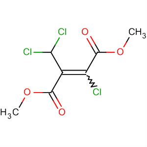 Molecular Structure of 142800-03-1 (2-Butenedioic acid, 2-chloro-3-(dichloromethyl)-, dimethyl ester)