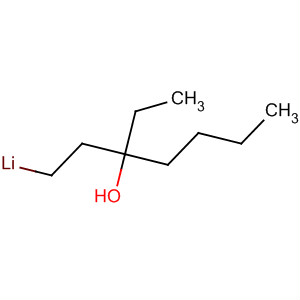 Molecular Structure of 142800-95-1 (3-Heptanol, 3-ethyl-, lithium salt)