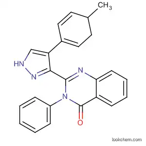 Molecular Structure of 142888-39-9 (4(3H)-Quinazolinone,
2-[4,5-dihydro-4-(4-methylphenyl)-1H-pyrazol-3-yl]-3-phenyl-)