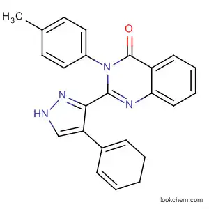 Molecular Structure of 142888-43-5 (4(3H)-Quinazolinone,
2-(4,5-dihydro-4-phenyl-1H-pyrazol-3-yl)-3-(4-methylphenyl)-)