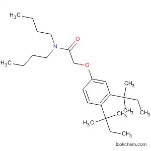 Molecular Structure of 143282-03-5 (Acetamide, 2-[3,4-bis(1,1-dimethylpropyl)phenoxy]-N,N-dibutyl-)