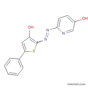 Molecular Structure of 143284-04-2 (3-Pyridinol, 6-[(3-hydroxy-5-phenyl-2-thienyl)azo]-)