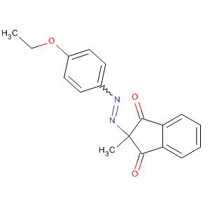 1H-Indene-1,3(2H)-dione, 2-[(4-ethoxyphenyl)azo]-2-methyl-