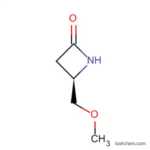 Molecular Structure of 143286-06-0 (2-Azetidinone, 4-(methoxymethyl)-, (R)-)