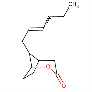 Molecular Structure of 143292-40-4 (2-Oxabicyclo[3.2.1]octan-3-one, 8-(2-hexenyl)-)
