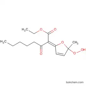 Octanoic acid, 2-(5-hydroperoxy-5-methyl-2(5H)-furanylidene)-3-oxo-,
ethyl ester, (Z)-