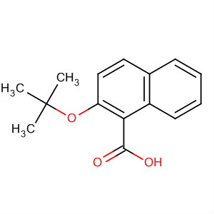 Molecular Structure of 143558-61-6 (Naphthalenecarboxylic acid, (1,1-dimethylethyl)hydroxy-)