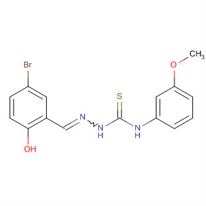 Hydrazinecarbothioamide, 2-[(5-bromo-2-hydroxyphenyl)methylene]-N-(3-methoxyphenyl)-