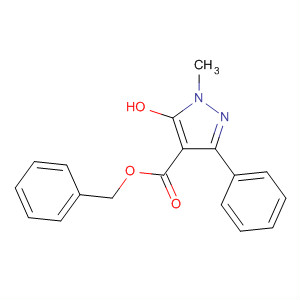 1H-Pyrazole-4-carboxylic acid, 5-hydroxy-1-methyl-3-phenyl-, phenylmethyl ester