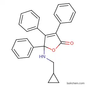 Molecular Structure of 143841-04-7 (2(5H)-Furanone, 5-(cyclopropylmethylamino)-3,4,5-triphenyl-)