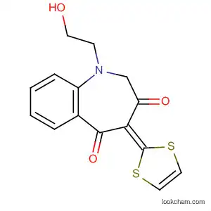 Molecular Structure of 143875-07-4 (1H-1-Benzazepine-3,5(2H,4H)-dione,
4-(1,3-dithiol-2-ylidene)-1-(2-hydroxyethyl)-)