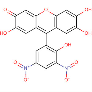 Molecular Structure of 143918-68-7 (3H-Xanthen-3-one, 2,6,7-trihydroxy-9-(2-hydroxy-3,5-dinitrophenyl)-)