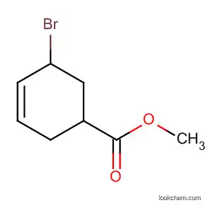 Molecular Structure of 144084-06-0 (3-Cyclohexene-1-carboxylic acid, 5-bromo-, methyl ester, cis-)